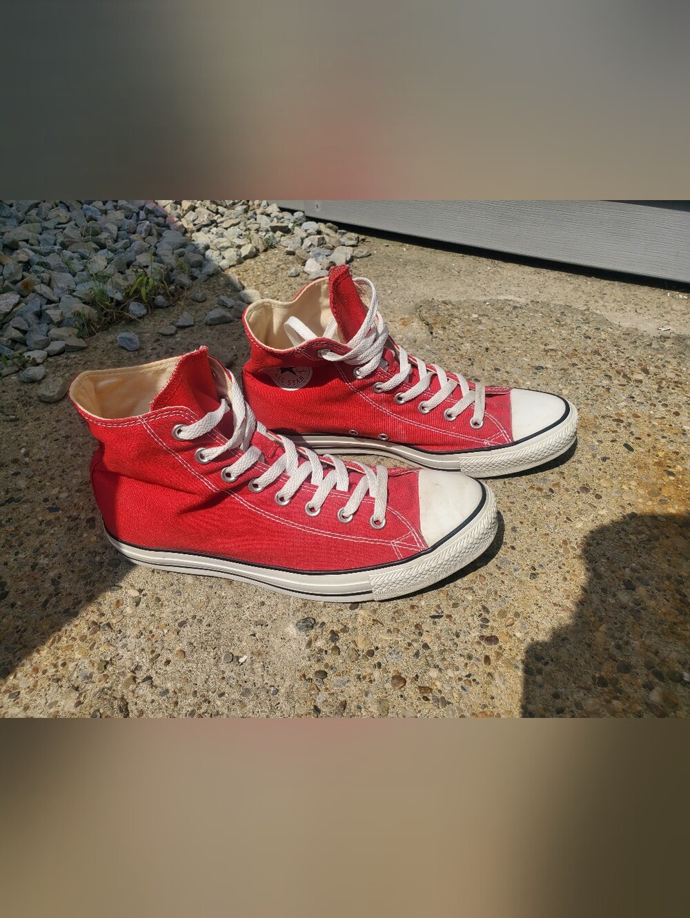 Converse Chuck Taylor All Star High Top Sneakers - Red - Picture 3 of 7